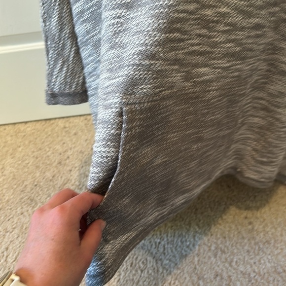 NWT LoveStich Gray Poncho Hoodie - Picture 3 of 8